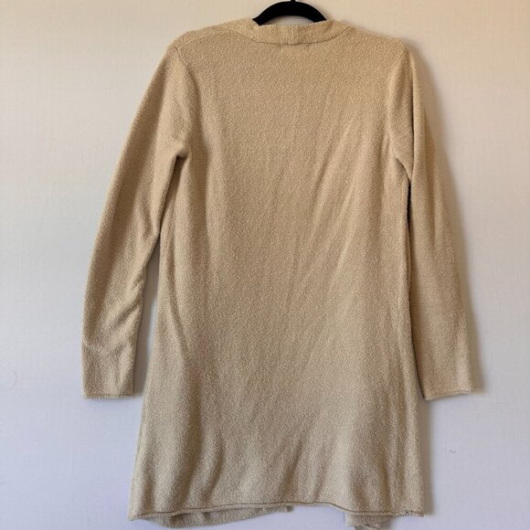 Barefoot Dreams Cozychic Lite Cardigan Stone Womens Size Small Comfy Knit - Picture 3 of 4